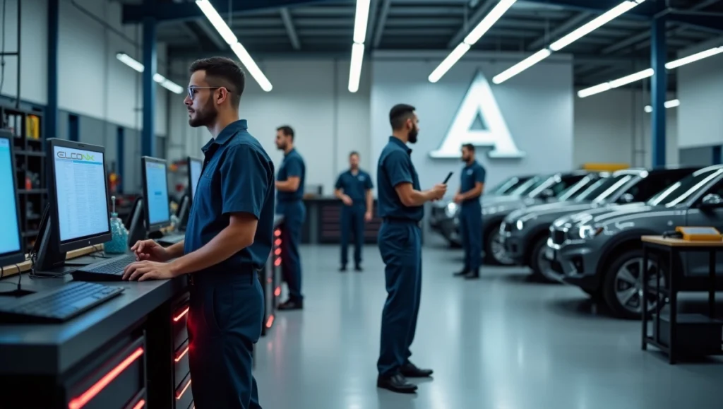 Equipo optimizando operaciones con la gestión empresarial integrada de Elconix.